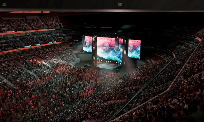 United Center - Section 305 A Seat View