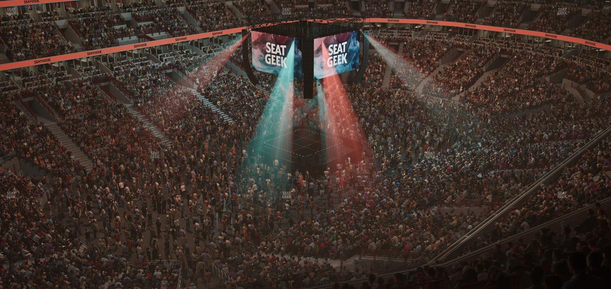 United Center - Section 305 A Seat View