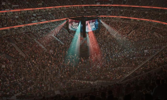 United Center - Section 305 A Seat View