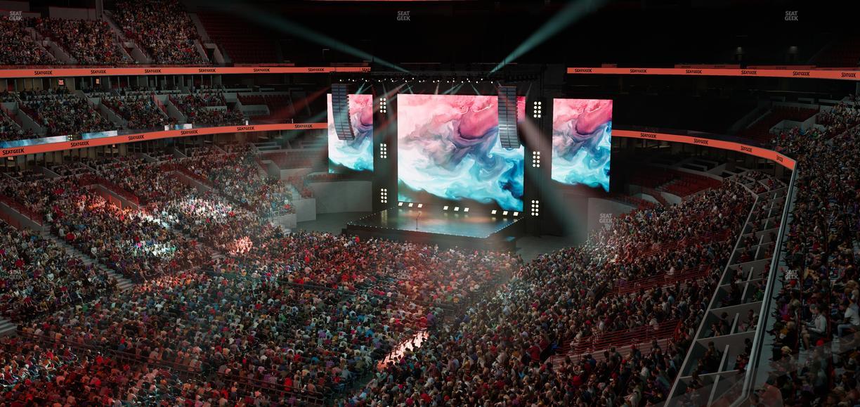 United Center - Section 305 Seat View