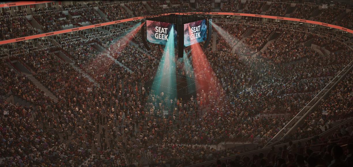 United Center - Section 305 Seat View