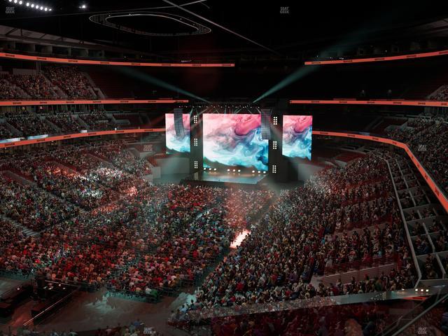 United Center - Section 306 Seat View