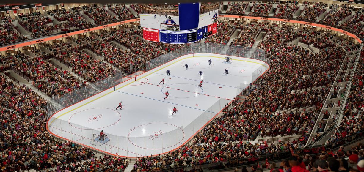 United Center - Section 306 Seat View