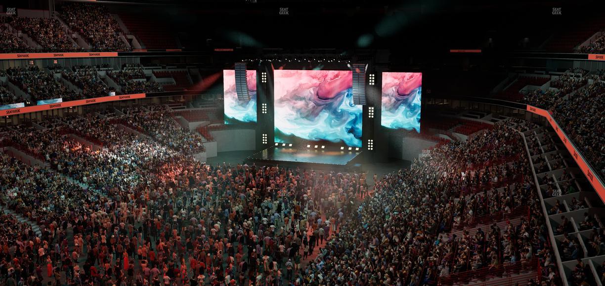 United Center - Section 306 Seat View