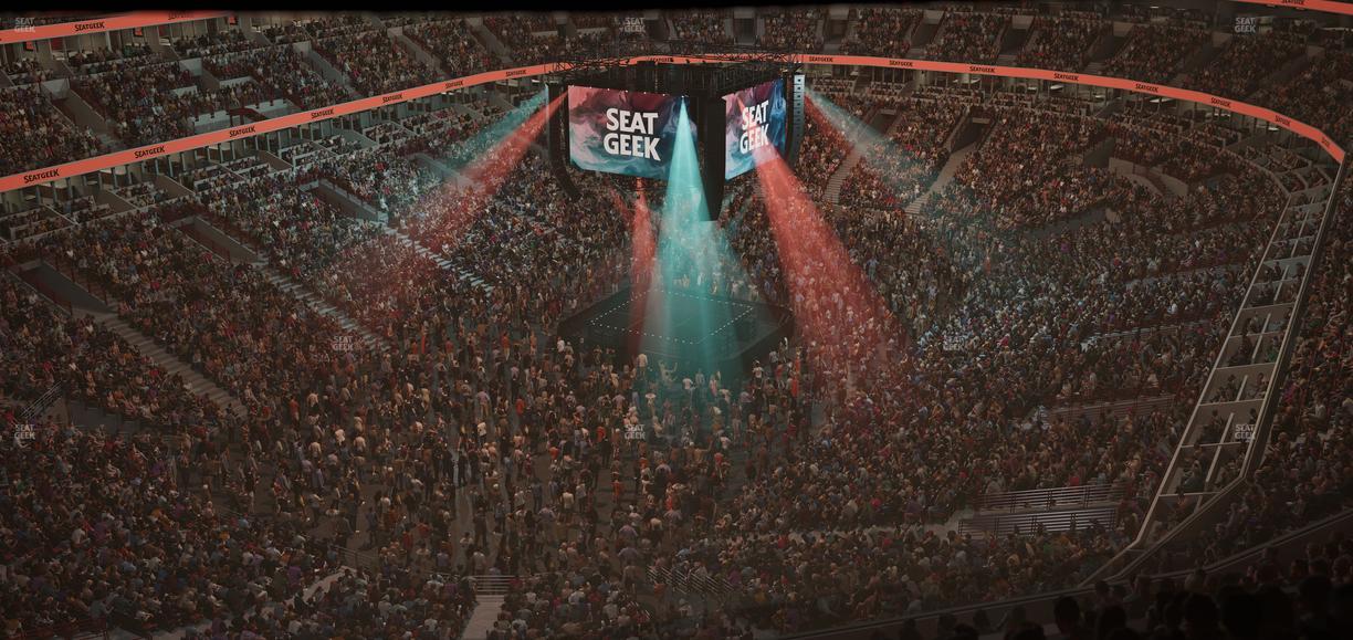 United Center - Section 306 Seat View