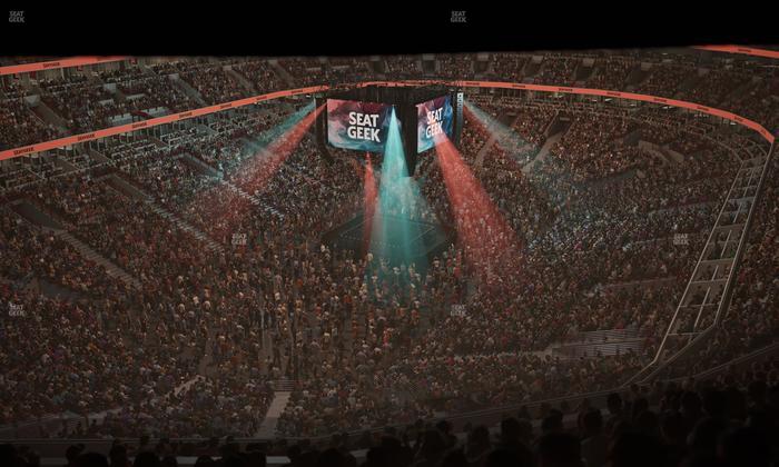 United Center - Section 306 Seat View