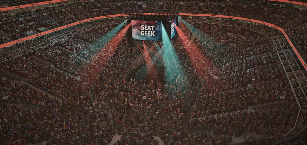 United Center - Section 307 A Seat View