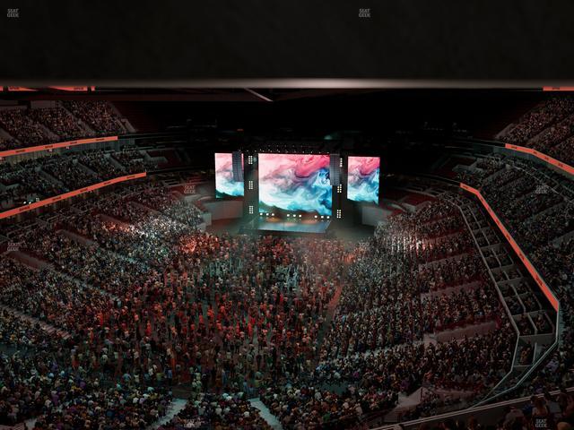 United Center - Section 307 A Seat View United Center - Section 307 A Seat View