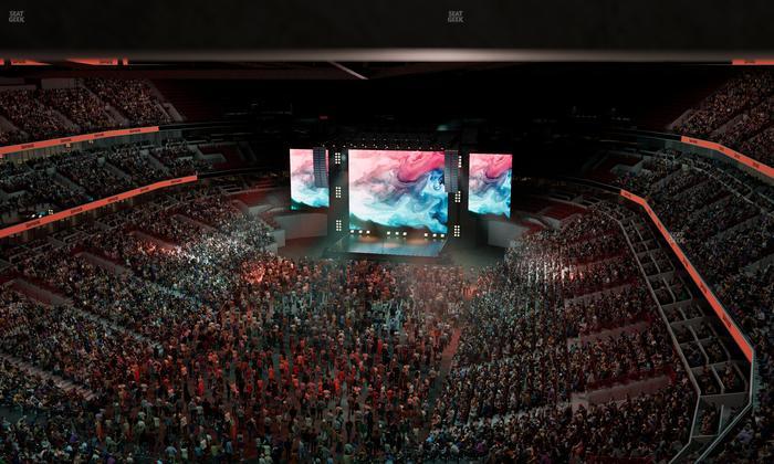 United Center - Section 307 A Seat View
