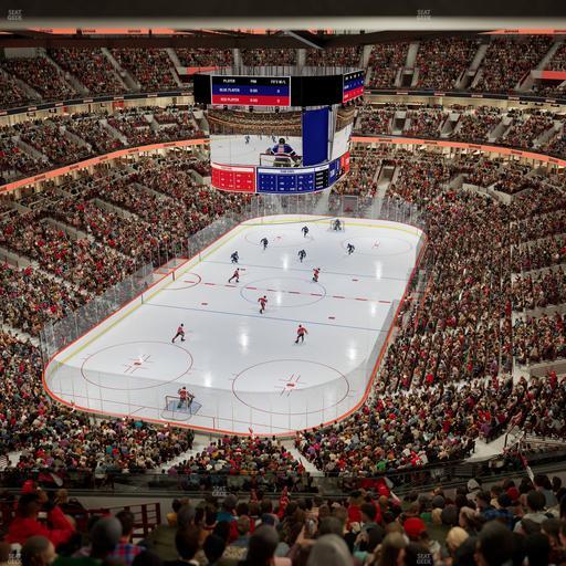 United Center - Section 307 A Seat View