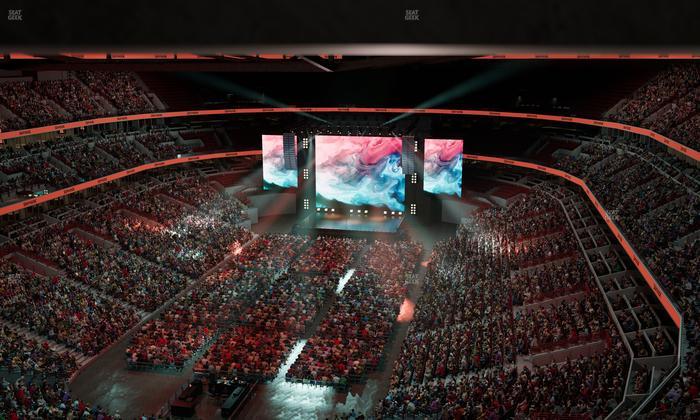 United Center - Section 307 A Seat View