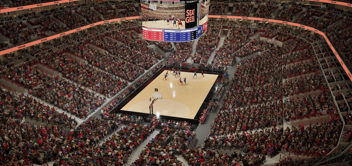 United Center - Section 307 A Seat View