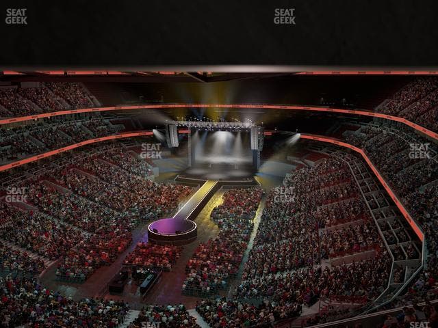 United Center - Section 307 Seat View