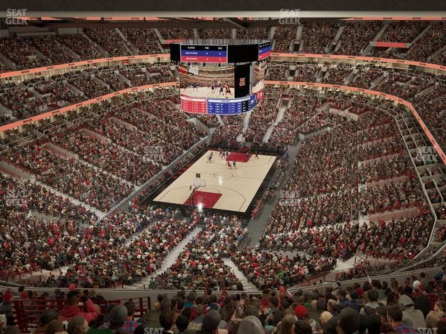 United Center - Section 307 Seat View