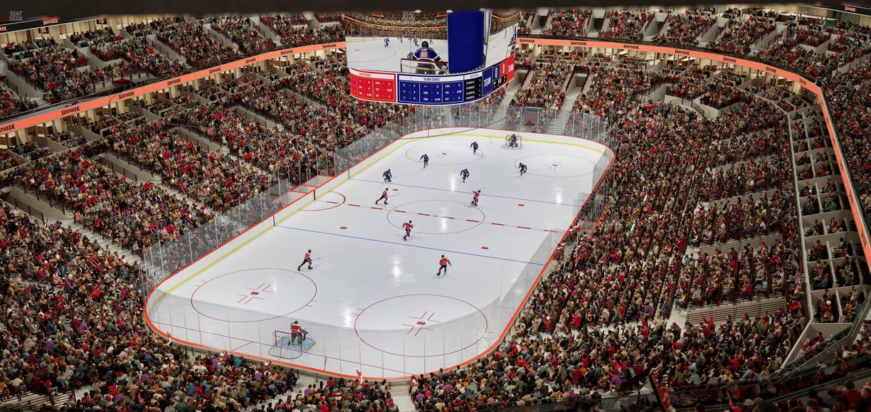 United Center - Section 307 Seat View