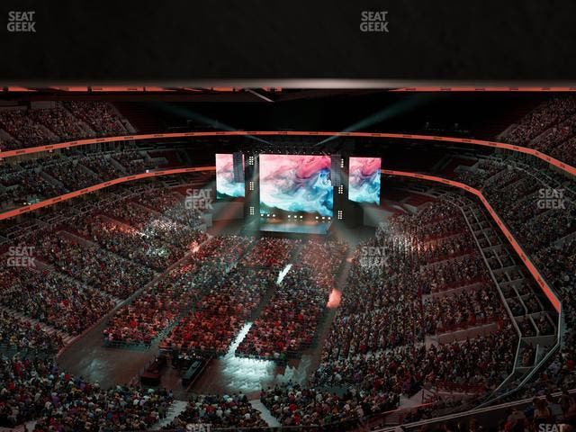 United Center - Section 307 Seat View