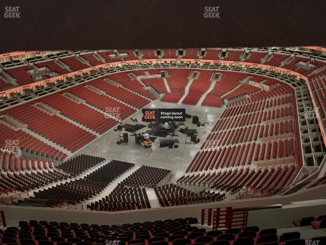United Center - Section 307 Seat View