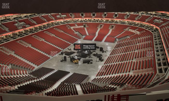 United Center - Section 307 Seat View