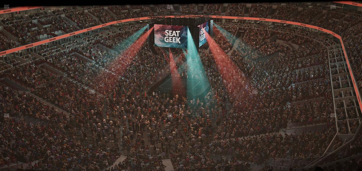 United Center - Section 307 Seat View