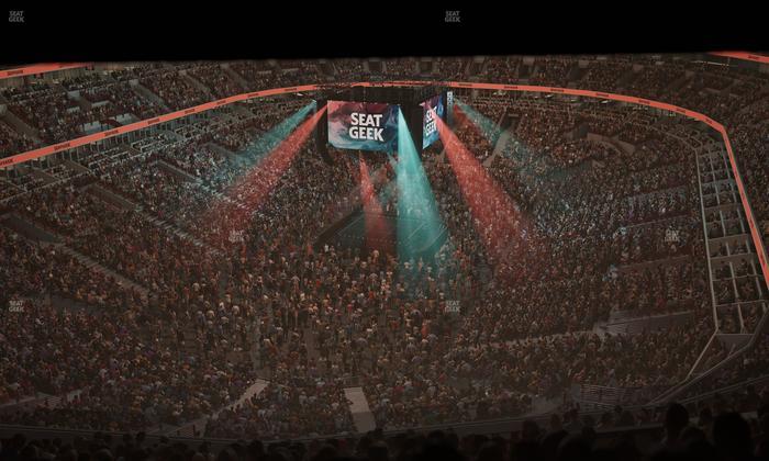 United Center - Section 307 Seat View