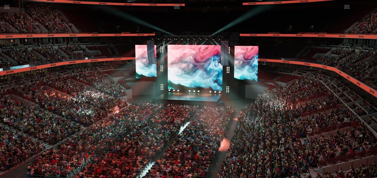 United Center - Section 307 Seat View