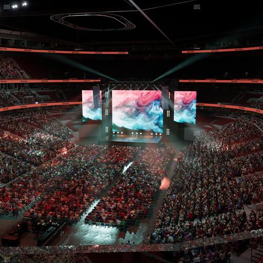 United Center - Section 307 Seat View