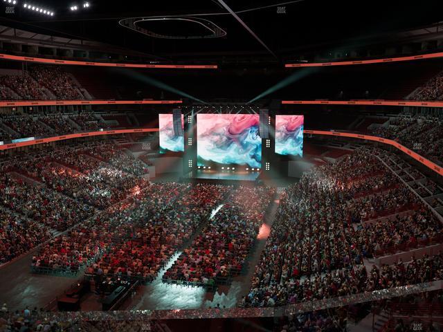 United Center - Section 307 Seat View