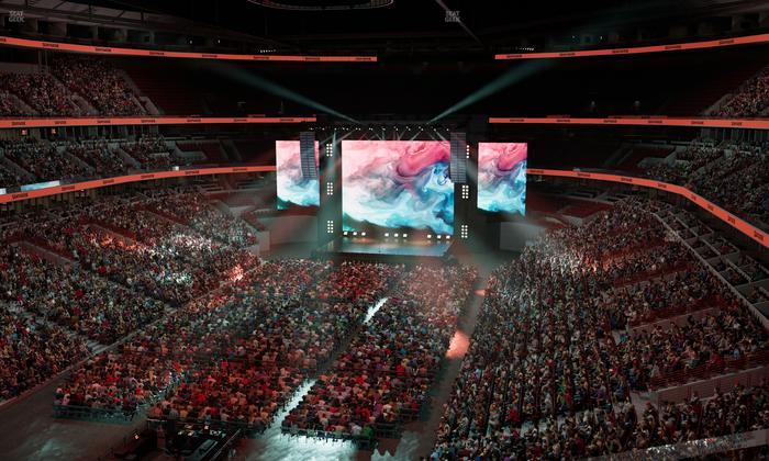 United Center - Section 307 Seat View