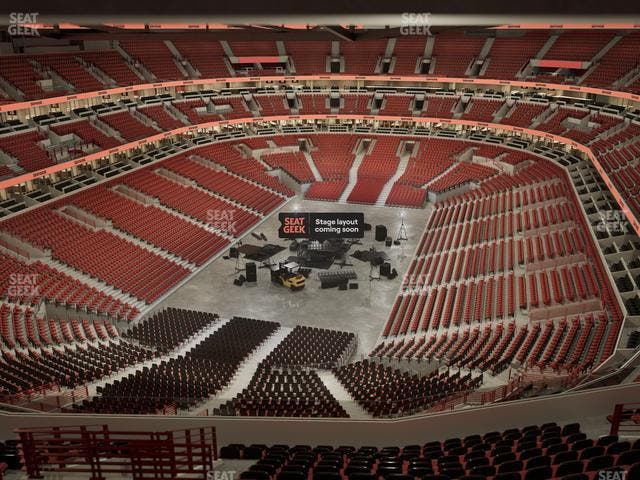 United Center - Section 307 Seat View
