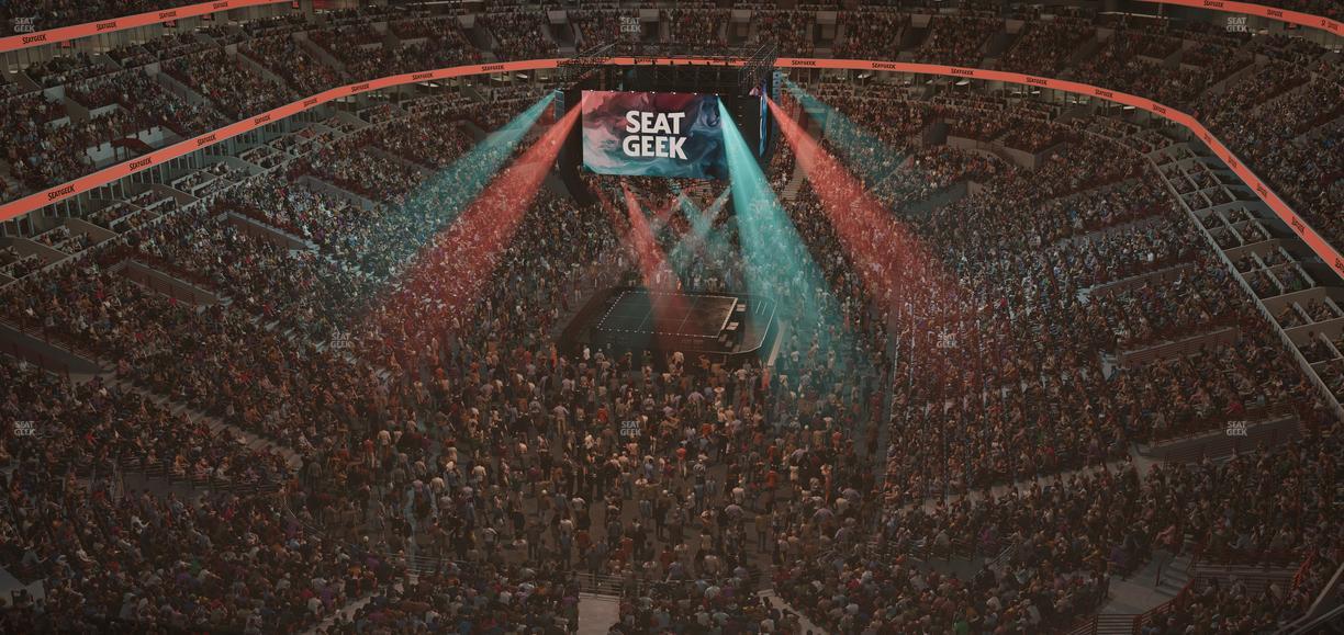 United Center - Section 308 A Seat View