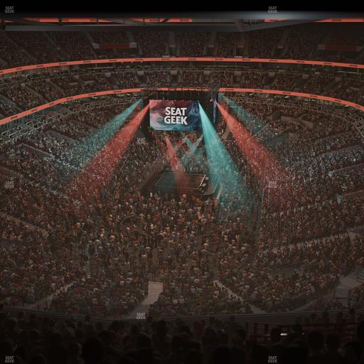 United Center - Section 308 A Seat View