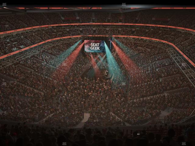 United Center - Section 308 A Seat View