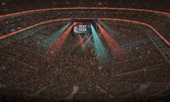 United Center - Section 308 A Seat View