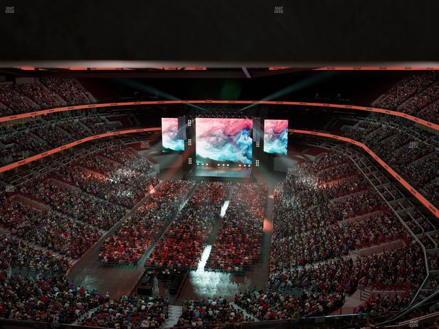 United Center - Section 308 A Seat View United Center - Section 308 A Seat View