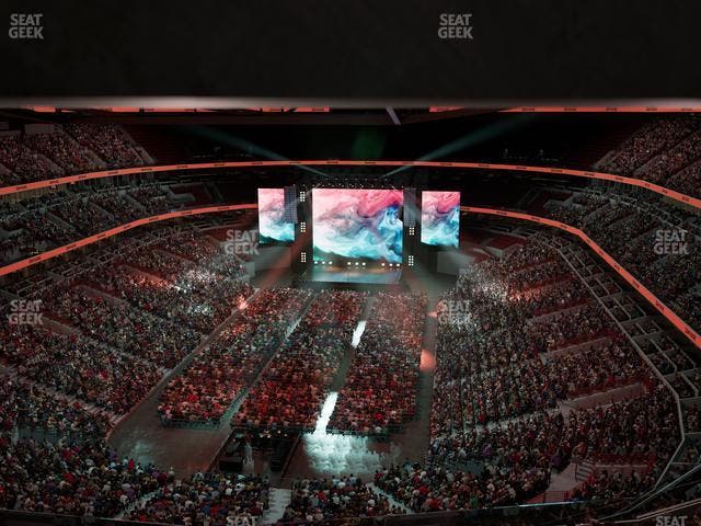 United Center - Section 308 A Seat View