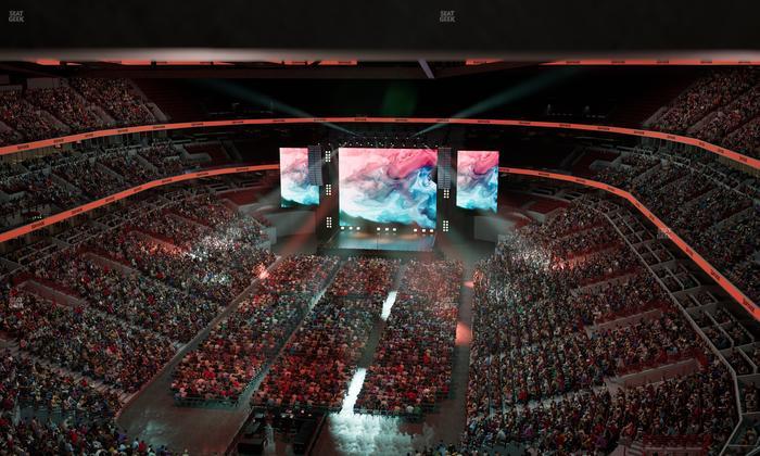 United Center - Section 308 A Seat View