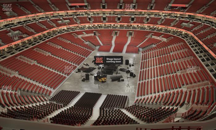 United Center - Section 308 A Seat View