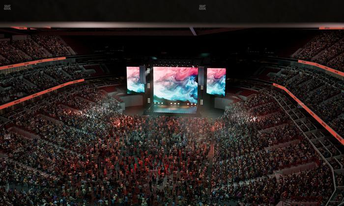 United Center - Section 308 A Seat View