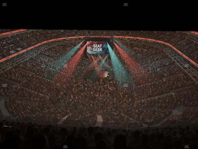 United Center - Section 308 Seat View