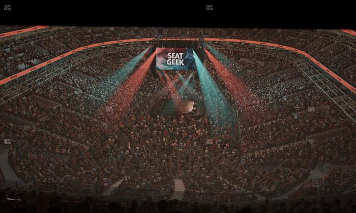 United Center - Section 308 Seat View