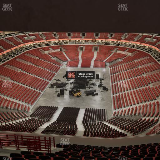 United Center - Section 308 Seat View