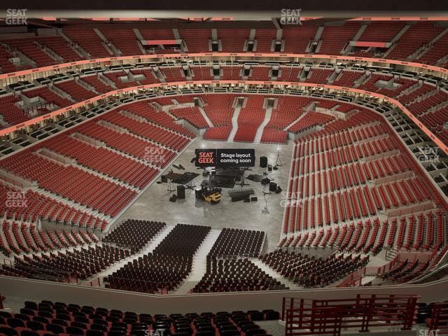 United Center - Section 308 Seat View
