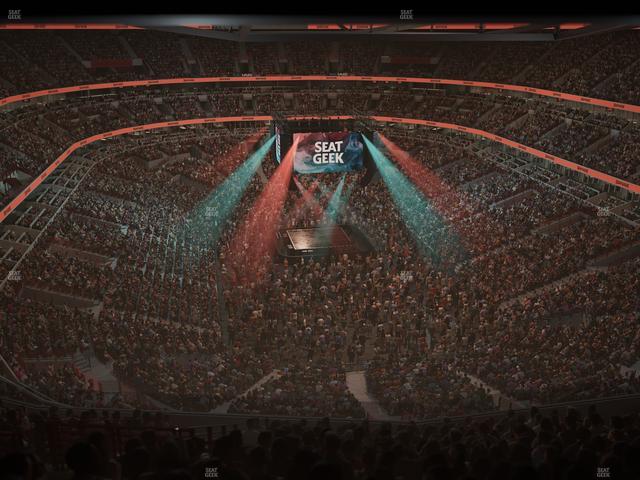 United Center - Section 310 A Seat View