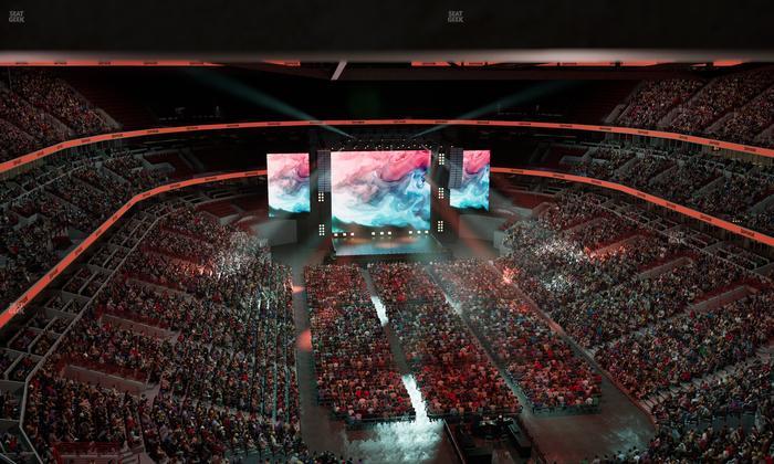 United Center - Section 310 A Seat View