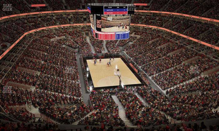 United Center - Section 310 A Seat View