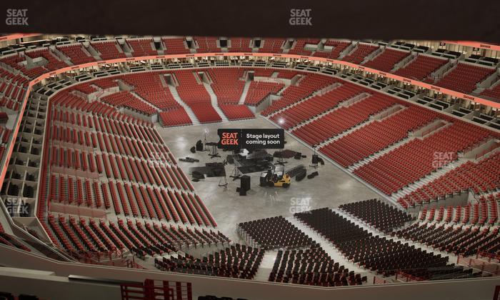 United Center - Section 311 Seat View