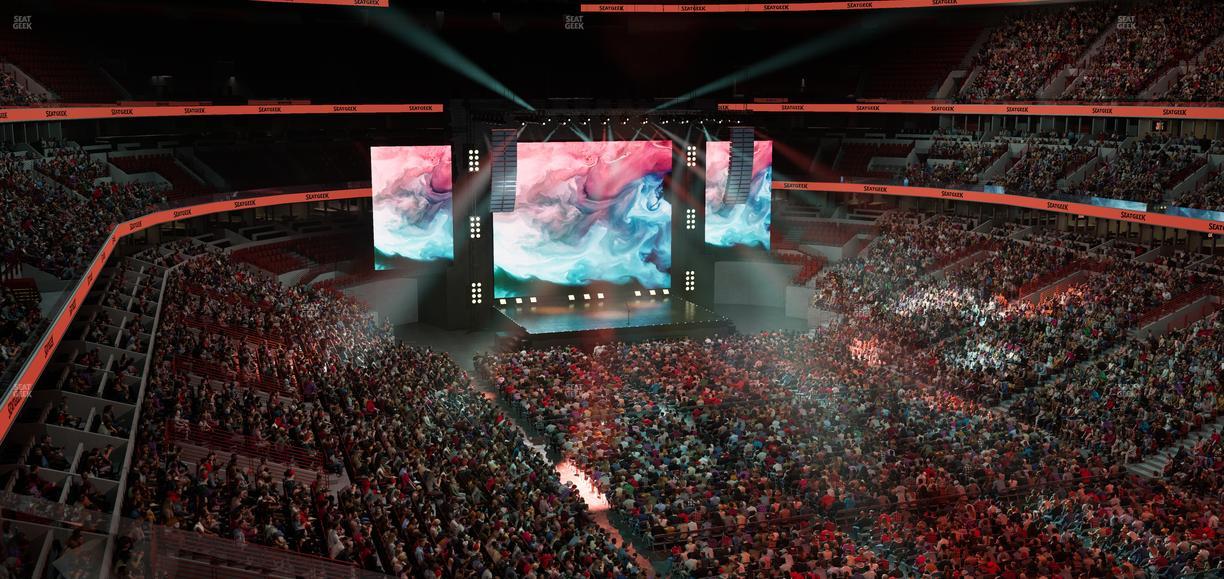 United Center - Section 312 Seat View