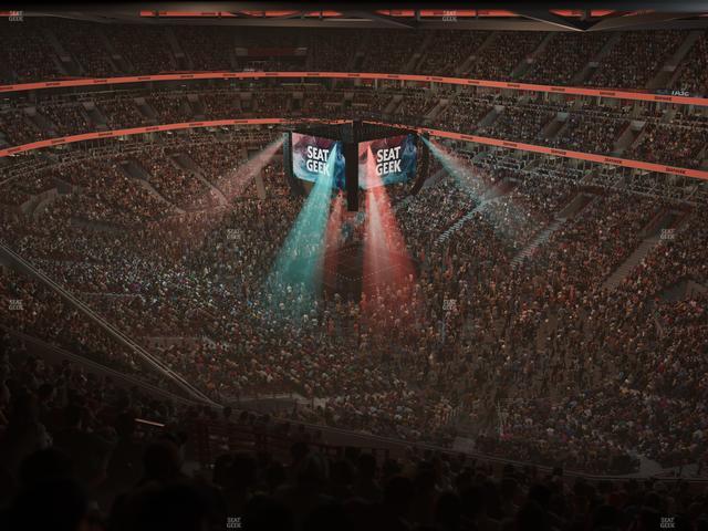 United Center - Section 313 A Seat View