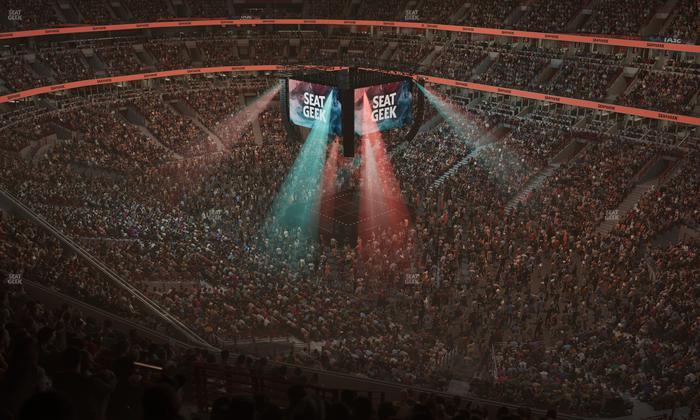 United Center - Section 313 A Seat View