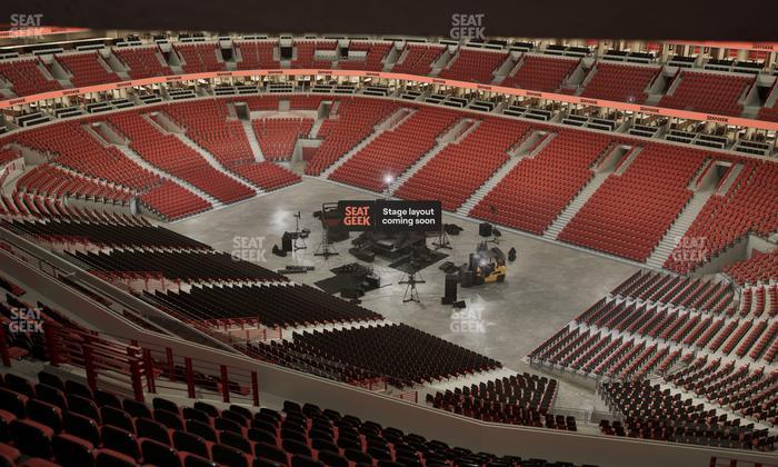 United Center - Section 314 Seat View